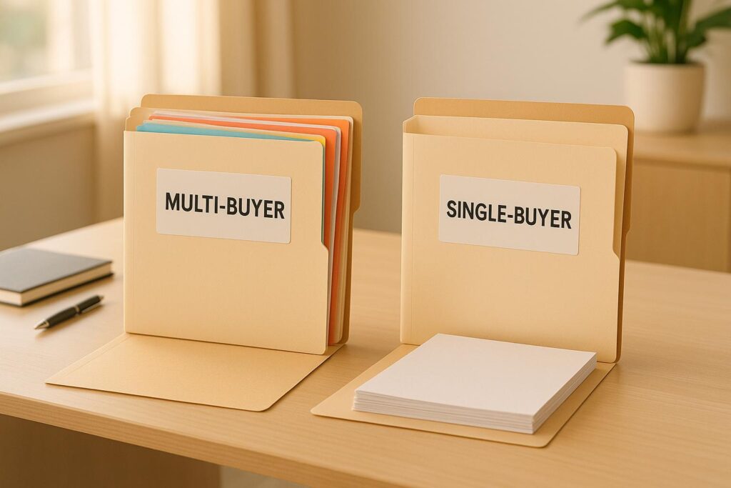 Multi-Buyer vs. Single-Buyer Credit Policies
