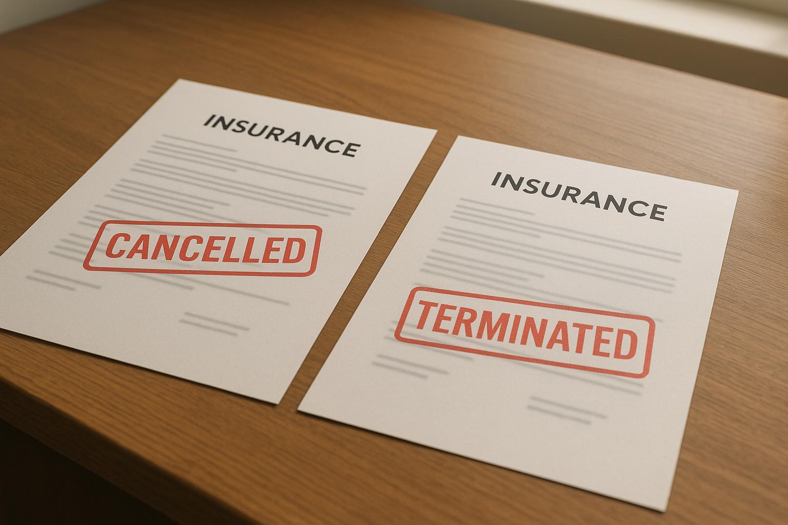 Policy Termination vs. Cancellation