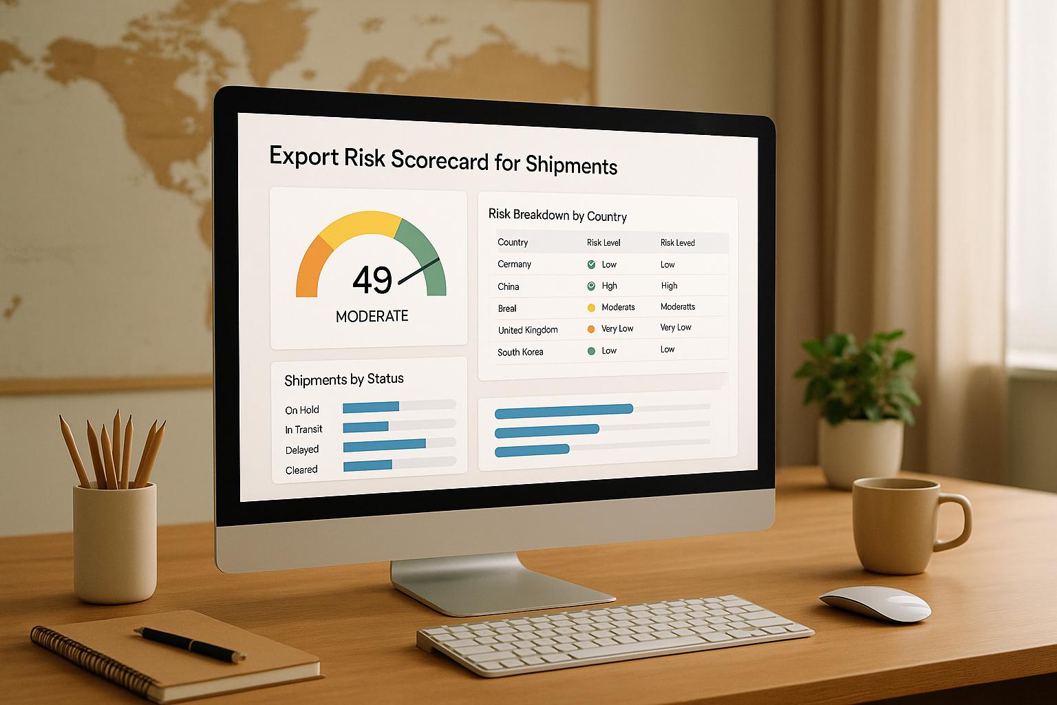 Export Risk Scorecard for Shipments
