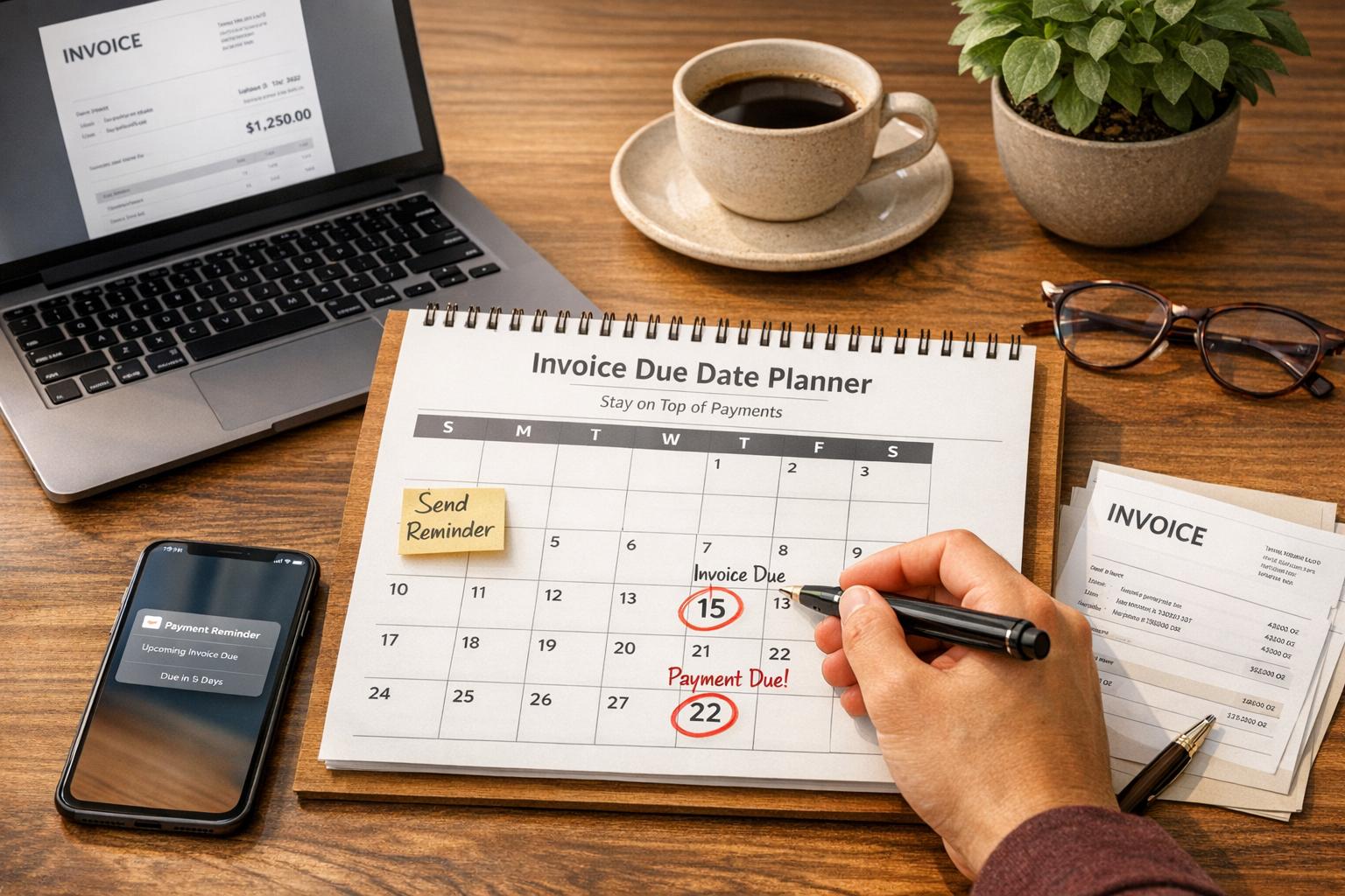 Invoice Due Date Planner for Timely Payments